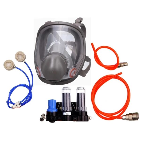 Masque à gaz avec système de respiration kit complet