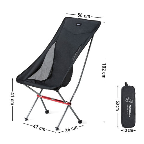 Chaise de camping longue taille