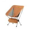 Chaise de camping pliante orange M