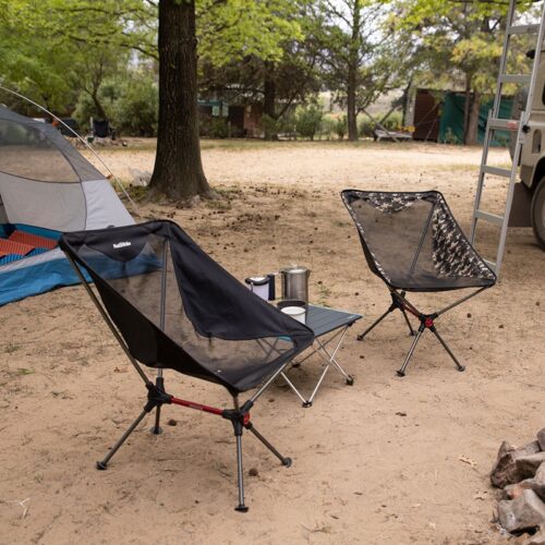 Chaise de camping portable nature