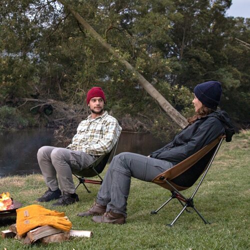 Chaise de camping ultra-légère nature