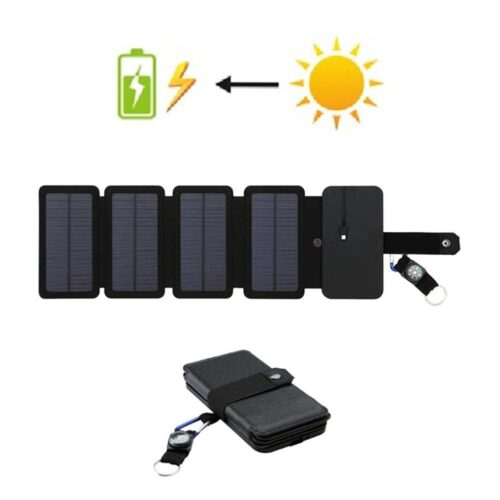 CHargeur solaire portable camping soleil