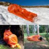 Couverture de survie bivouac orange bushcraft